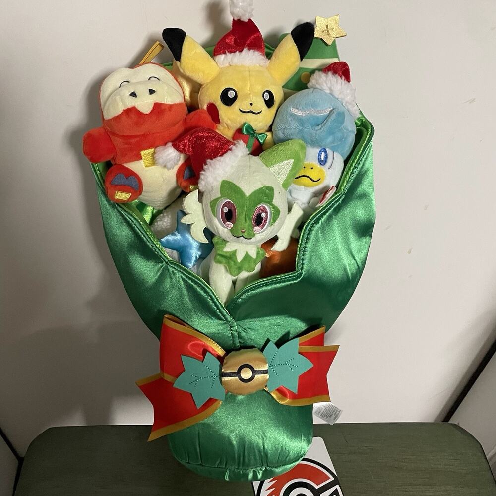 New Pokemon Center Japan Market Holiday Plush Bouquet